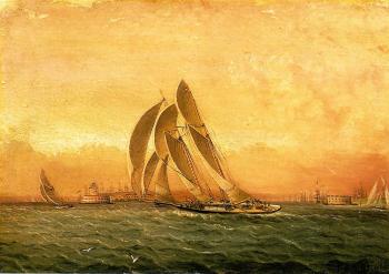 詹姆斯 E 巴特斯沃思 In Full Sail, New York Harbor 詹姆斯 E 巴特斯沃思 In Full Sail, New York Harbor